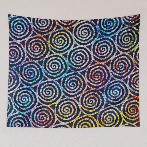 Aperçu de l'œuvre Motif Batik Tie Dye en spirale créée et vendue par hellcom.