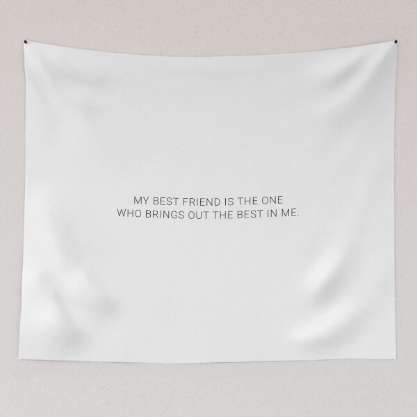 Item preview, My best friend - Motivational / positive / inspiration quote designed and sold by 47T-Shirts.