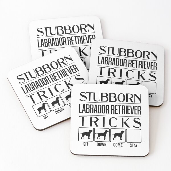 Item preview, Funny Labrador Retriever Design: Stubborn Labrador Retriever Tricks / Stubborn Dog Tricks, funny gift idea designed and sold by HEJAshirts.