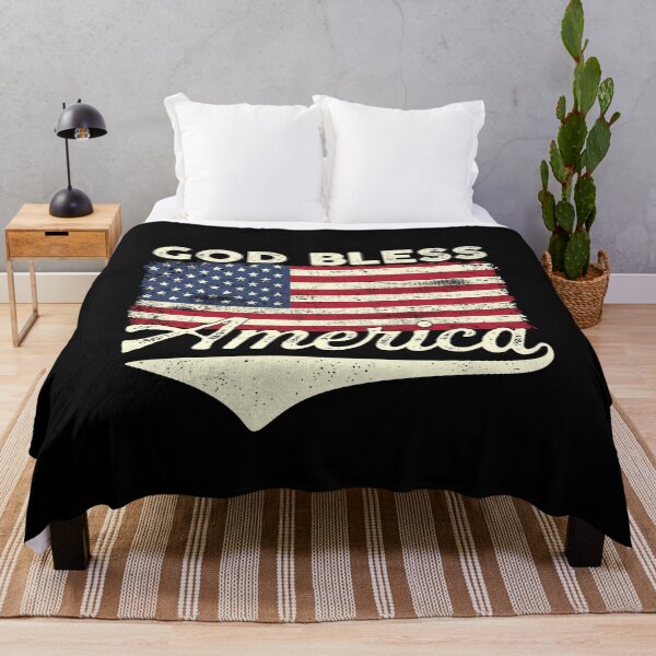 Item preview, God Bless America Vintage American Flag 4th of July Patriotic Gift designed and sold by alenaz.