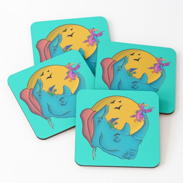 Item preview, Rhino and Friends on a Road Trip designed and sold by Elandu.