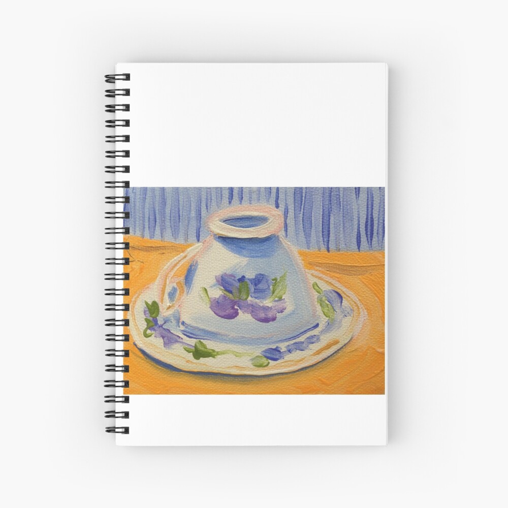 Yellow afternoon tea Spiral Notebook