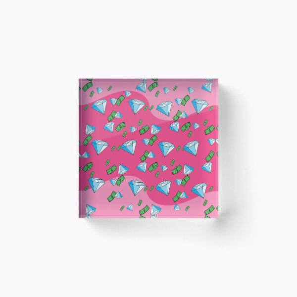 Item preview, Money an Diamond Falling $ Pink [Patterns] designed and sold by dumefro.