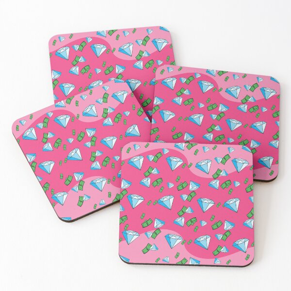 Item preview, Money an Diamond Falling $ Pink [Patterns] designed and sold by dumefro.
