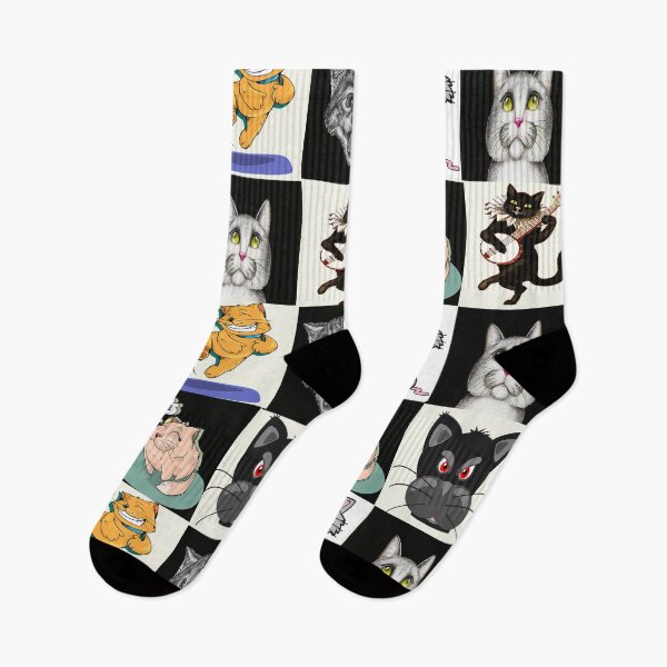 Item preview, Checkered Kitties designed and sold by BumbleChynxBee.