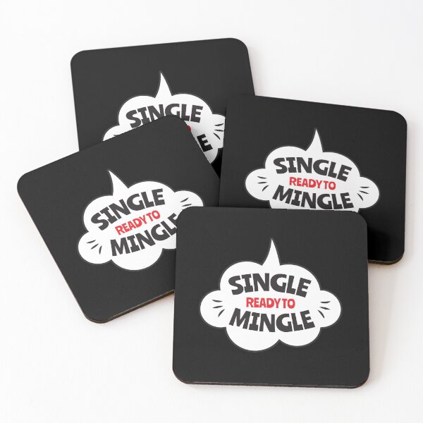 Item preview, Single ready to mingle | funny | cool | status designed and sold by RascalMedia.