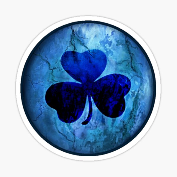 Ancient Celtic Shamrock Symbol Sticker