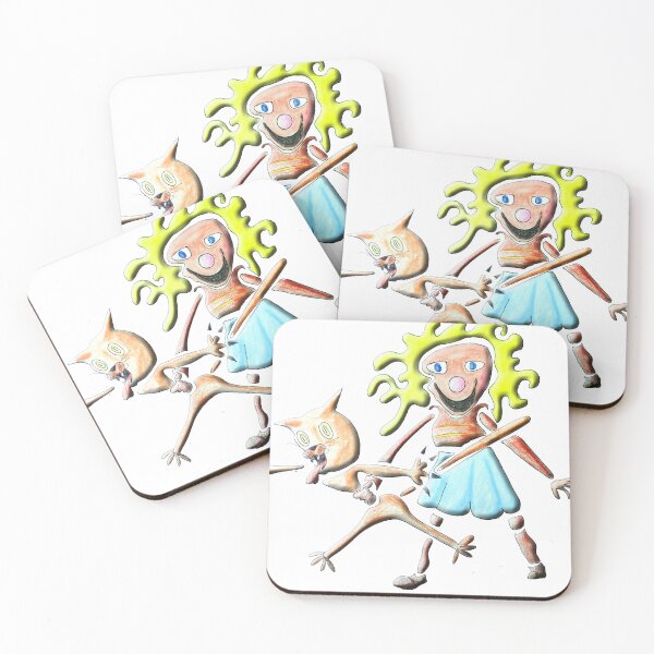 Item preview, The girl and the cat designed and sold by alanoix.