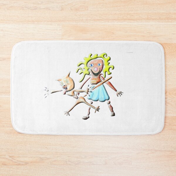 Item preview, The girl and the cat designed and sold by alanoix.
