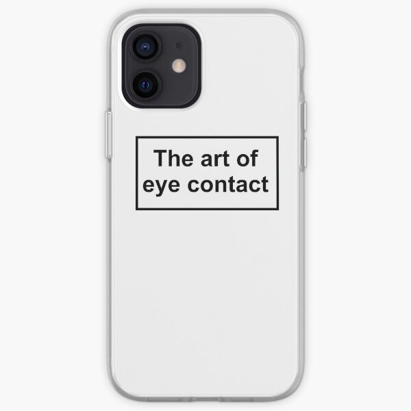 The art of eye contact iPhone Soft Case