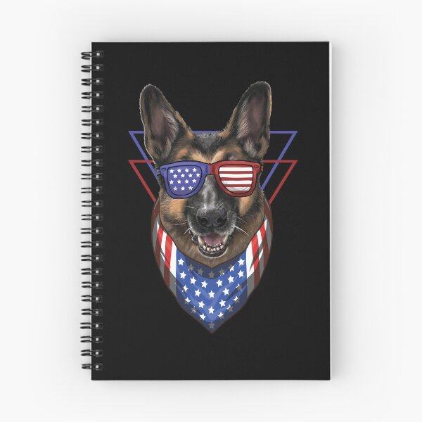 Item preview, German Shepherd American Flag Art designed and sold by MrEddie10.