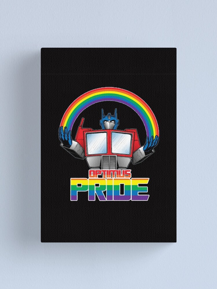 Optimus Prime Pride Canvas Print By Mattmcgill Redbubble