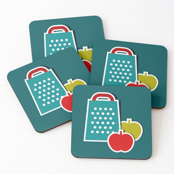 Item preview, Grater and apples. Poster suitable for kitchen design designed and sold by nikolae.