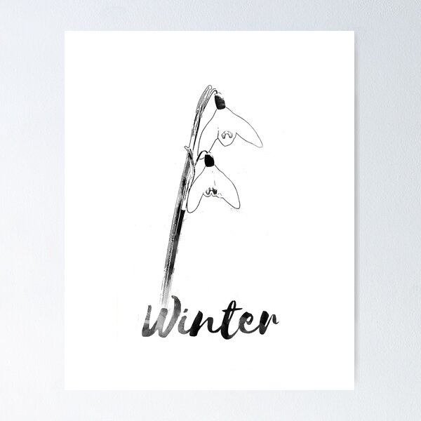 Item preview, Winter Flower Watercolor designed and sold by sarnia.