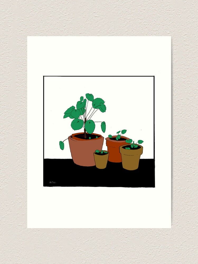 Impression artistique ''Des plantes et des pots' : autre vue