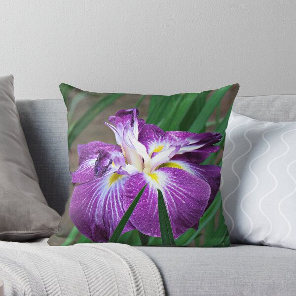 Item preview, Dark Purple Japanese Iris designed and sold by Linda Walsh.