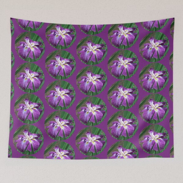 Item preview, Dark Purple Japanese Iris designed and sold by Linda Walsh.