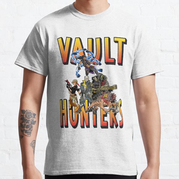 Vault Hunters Borderlands 3 FL4K Beastmaster Amara Siren Moze Gunner Zane Operative Classic T-Shirt