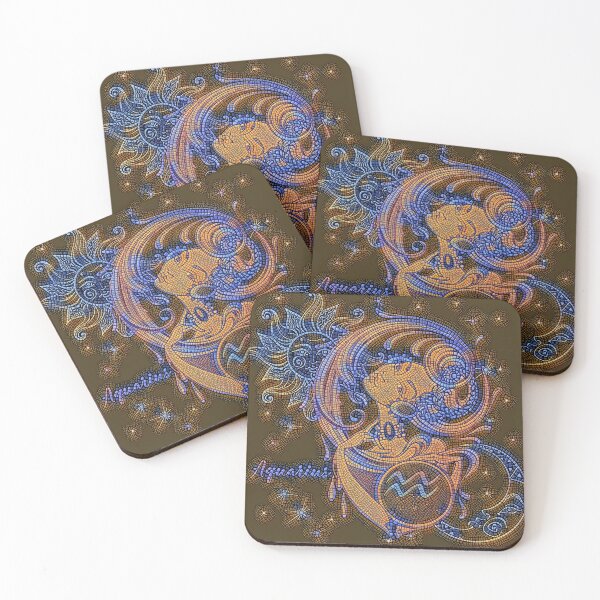 Artikelvorschau, Zodiac Astrology Signs - Aquarius Design Nr.1 entworfen und verkauft von Dubbra.