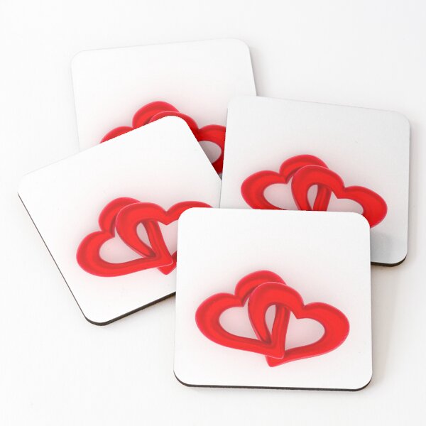 Item preview, Two red balloon hearts designed and sold by lathspell.