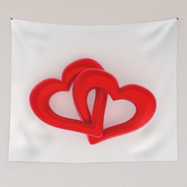 Item preview, Two red balloon hearts designed and sold by lathspell.