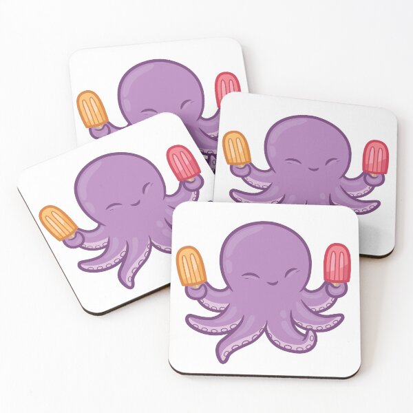 Item preview, Cute octopus with lollies designed and sold by Somniart.