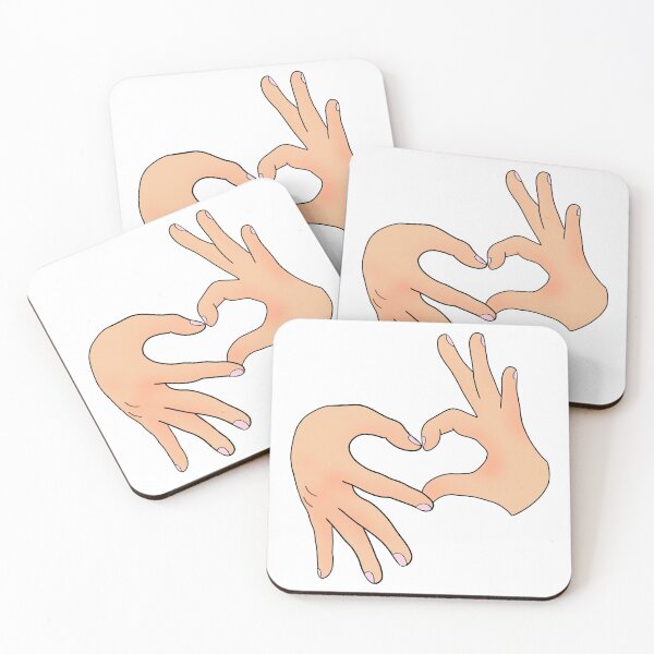 Item preview, Korean heart fingers designed and sold by ErenStream.