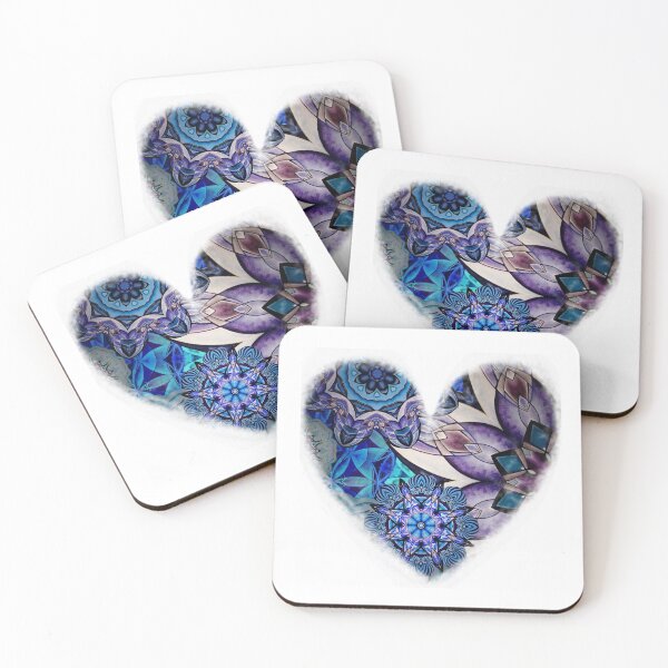 Item preview, Ethereal Crystal Realm Heart designed and sold by Michell Rosenthal.