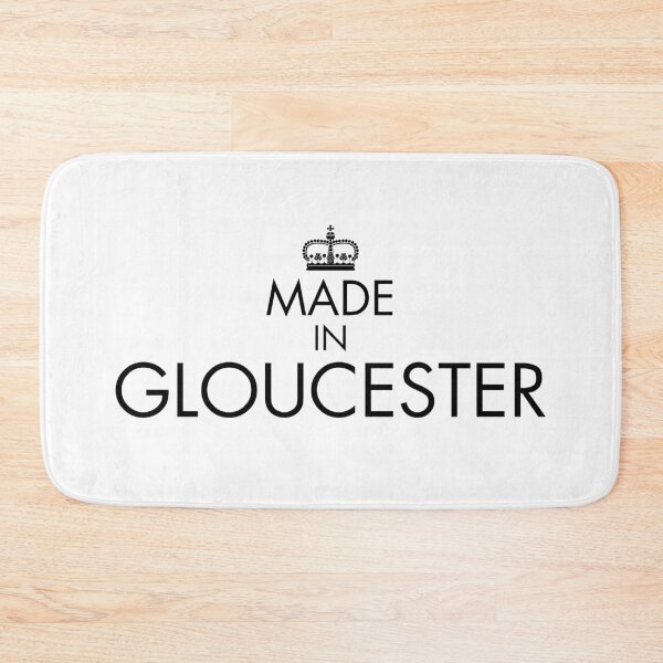 Item preview, Made in Gloucester | With Crown | Black Print designed and sold by SJ Designs.