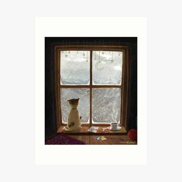 winter window Art Print