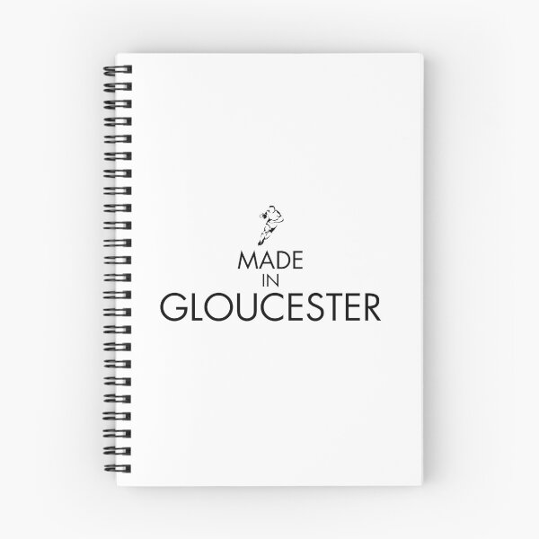 Artikelvorschau, Hergestellt in Gloucester | Rugbyspieler | Schwarzer Druck entworfen und verkauft von SJ Designs.