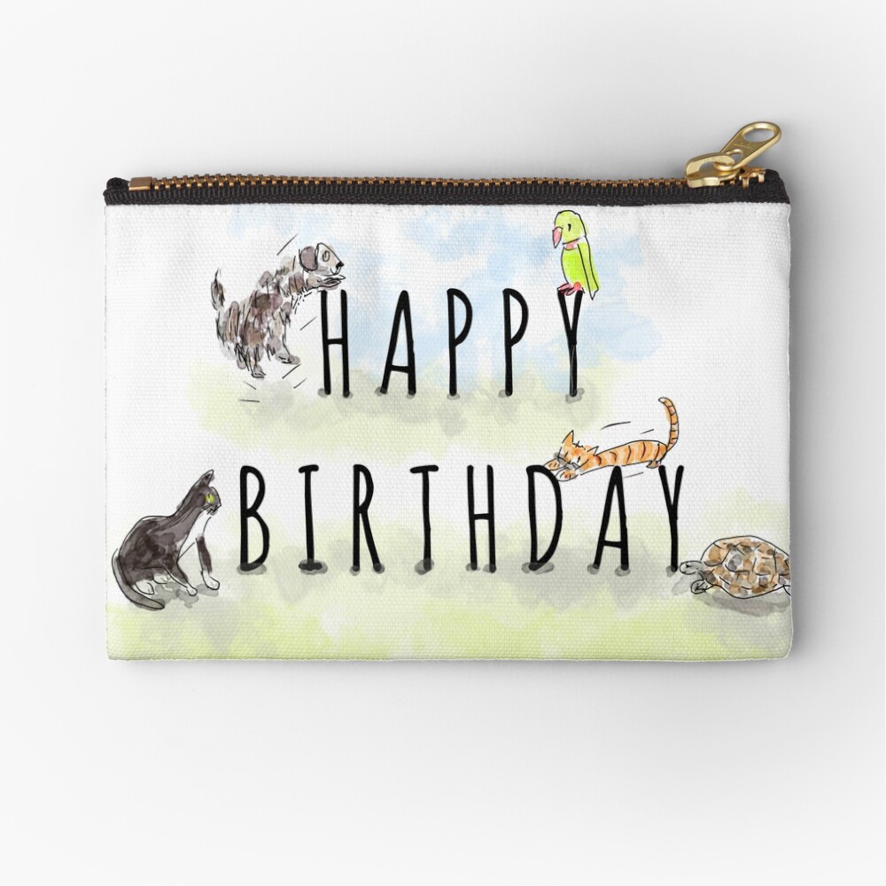 Item preview, Zipper Pouch designed and sold by ClareWalkerArt.