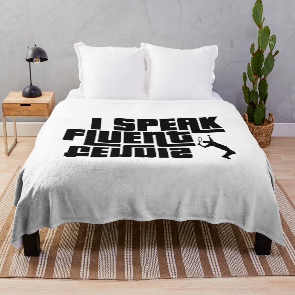 Item preview, I Speak Fluent Tennis - Black designed and sold by saechla.