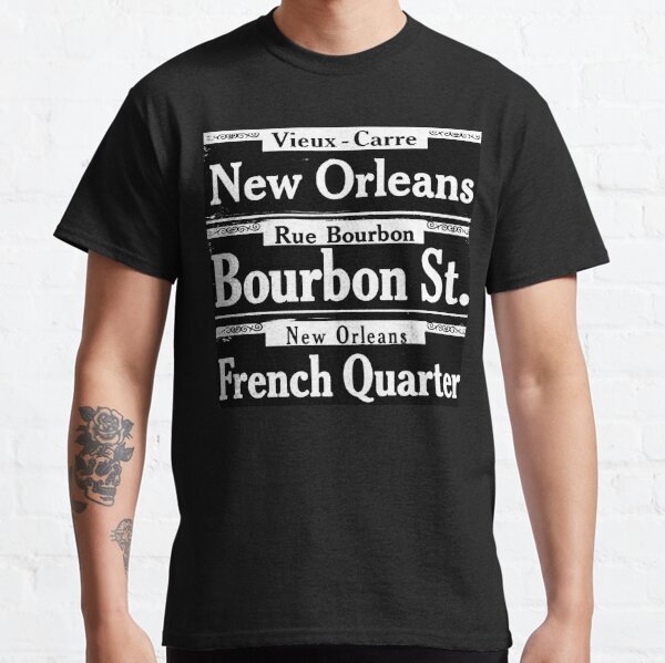 French Quarter Bourbon Street The Big Easy New Orleans T Shirt No Tag