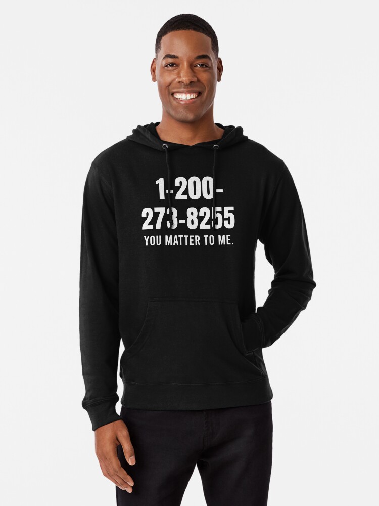 You matter hot sale red hoodie