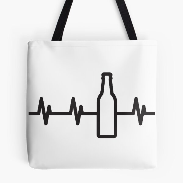 Item preview, Beer heartbeat party shirt designed and sold by nikolae.