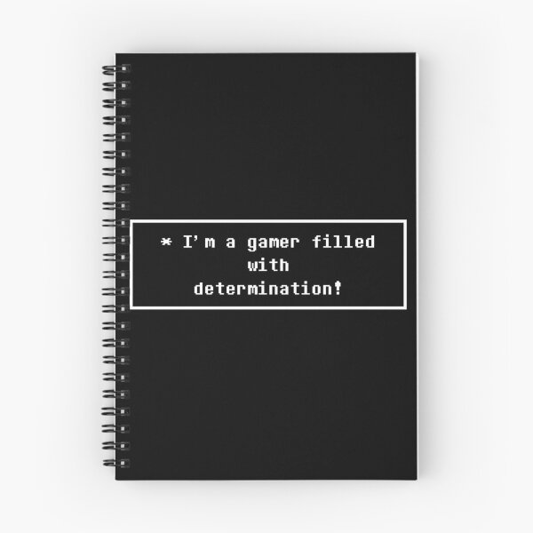 Item preview, I'm A Gamer Filled With Determination (Retro Vintage RPG Gaming • Funny 8 Bit Quote) designed and sold by SassyClassyMe.