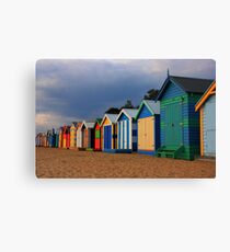 Brighton beach boxes Canvas Print