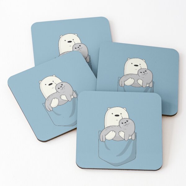 Item preview, Ice Bear and Seal in Pocket designed and sold by ValentinaHramov.