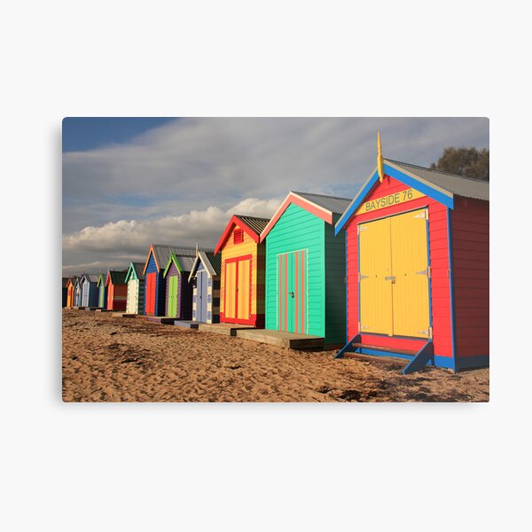 Brighton beach boxes Metal Print