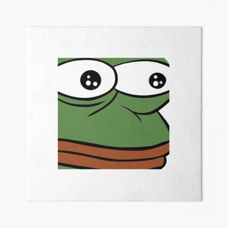 Pepega in HD Twitch Emote  Art Board Print for Sale by Reboot Designs