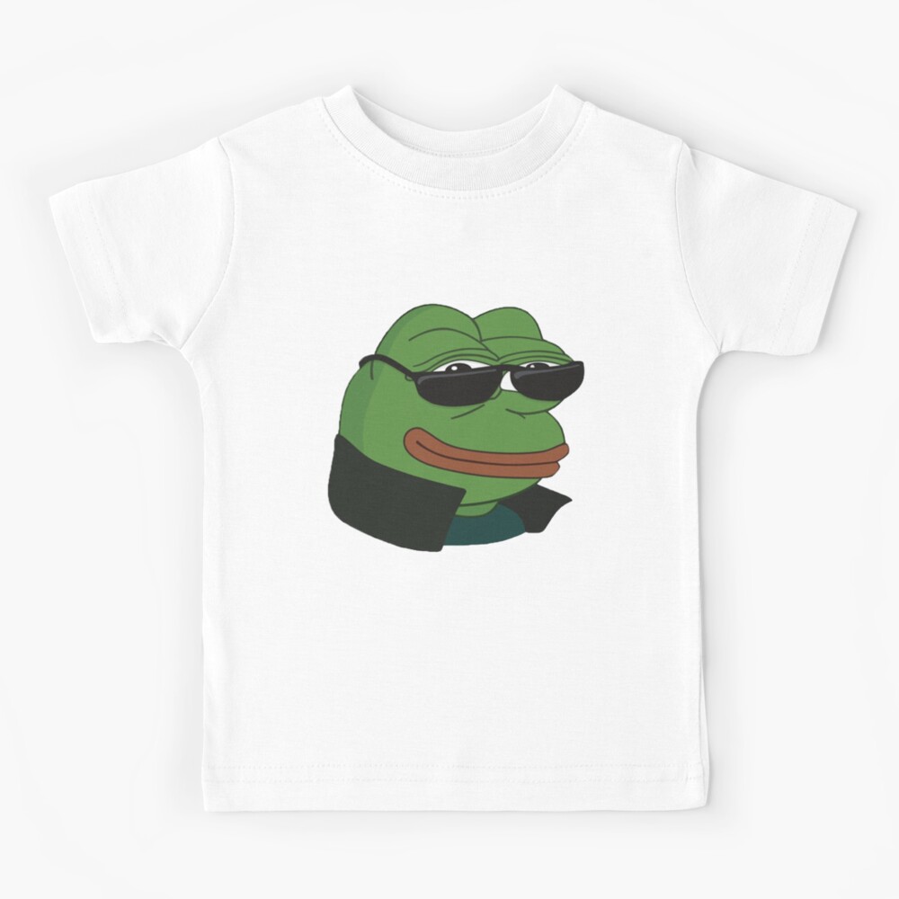 Kids Pepega Pepe T-Shirt Emote Black : : Clothing, Shoes &  Accessories