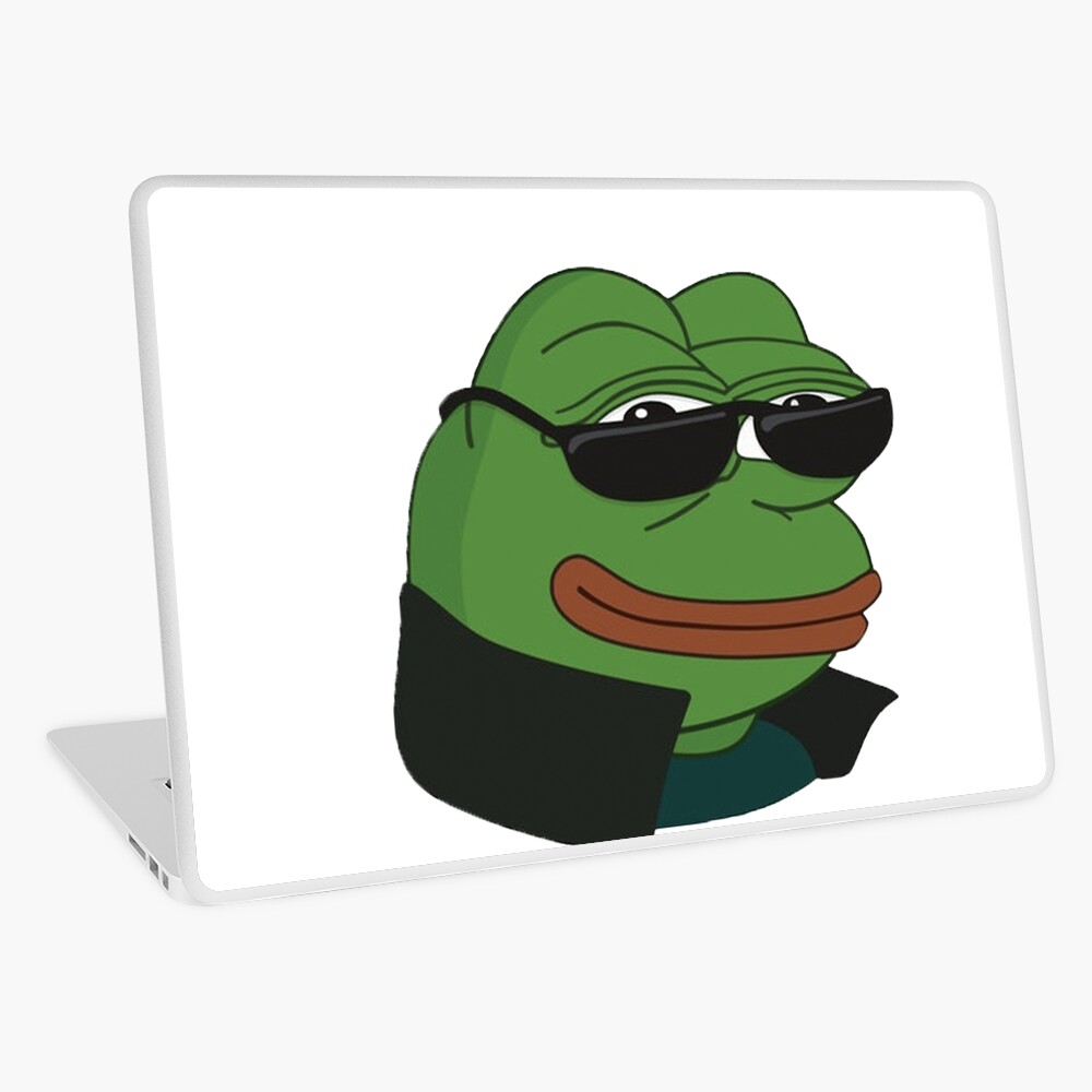 Pepega in HD Twitch Emote | Laptop Skin