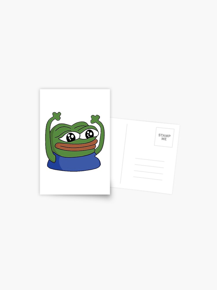 Hypers Twitch Emote In Hd Postcard By Mash701 Redbubble