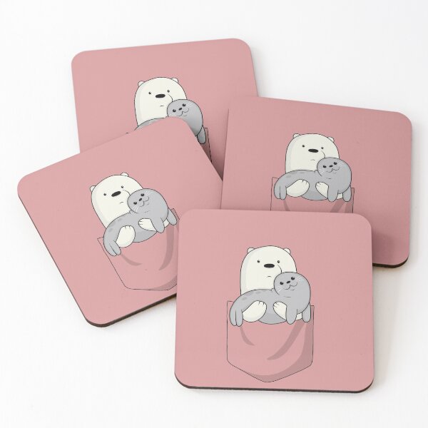 Item preview, Ice Bear and Seal in Pocket designed and sold by ValentinaHramov.