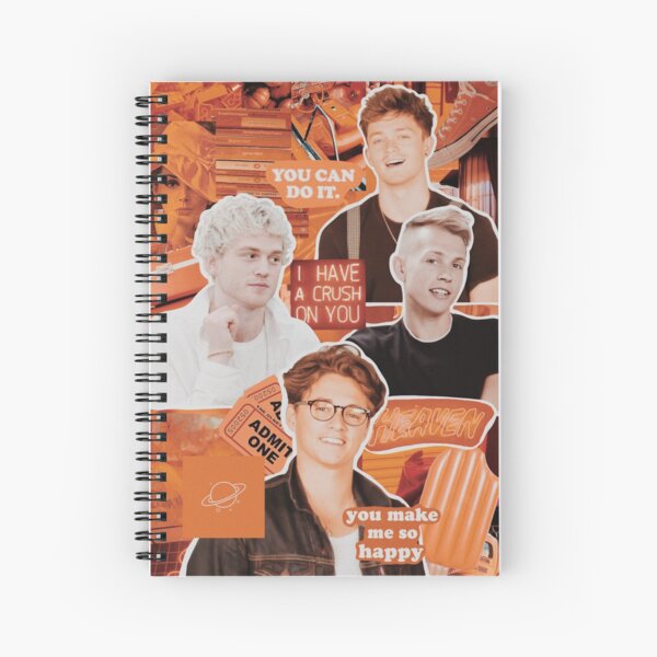 The Vamps Collage Spiral Notebook