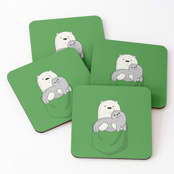 Item preview, Ice Bear and Seal in Pocket designed and sold by ValentinaHramov.