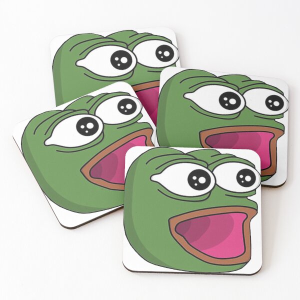 Item preview, Reverse Poggers Twitch Emote in HD designed and sold by Reboot Designs.