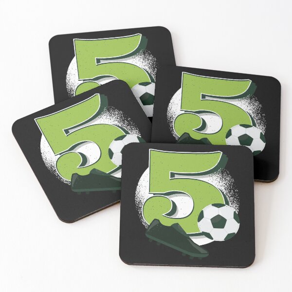Item preview, 5th birthday 5 years children's birthday football designed and sold by AaaleXX.
