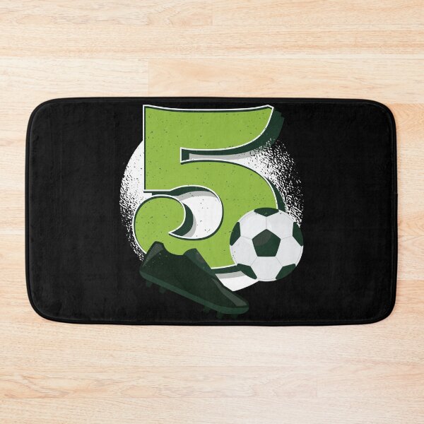 Item preview, 5th birthday 5 years children's birthday football designed and sold by AaaleXX.